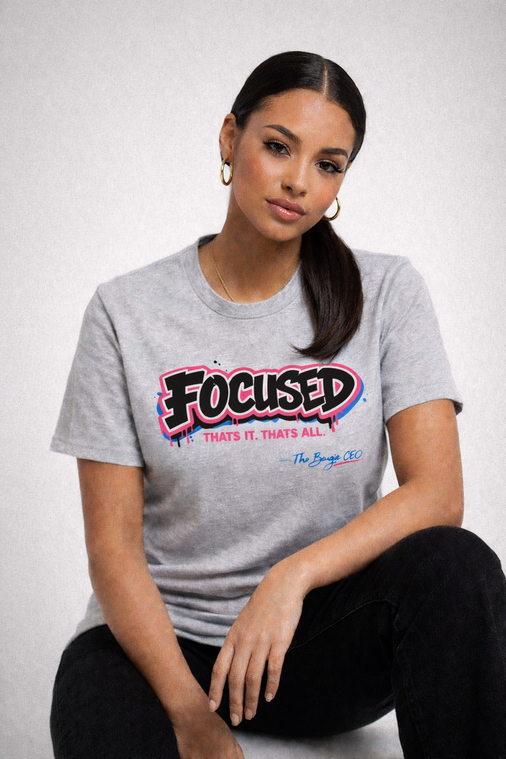 The Pretty Bougie CEO Signature Focused Tshirt
