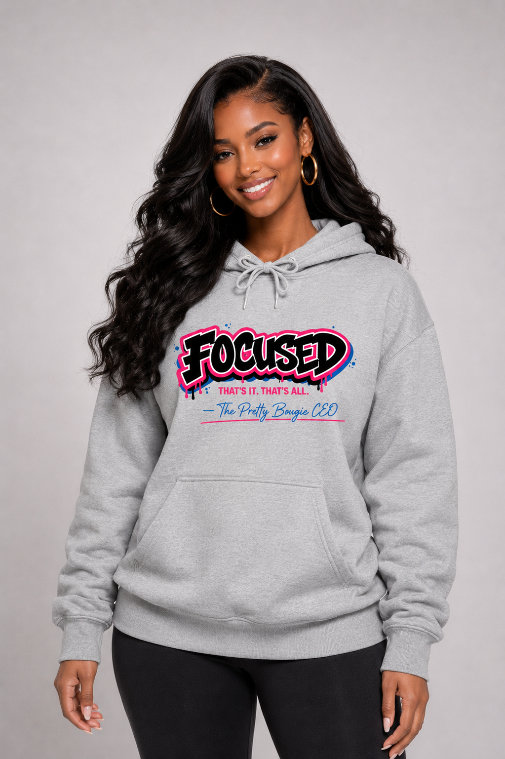 The Pretty Bougie CEO Signature Focused Hoody